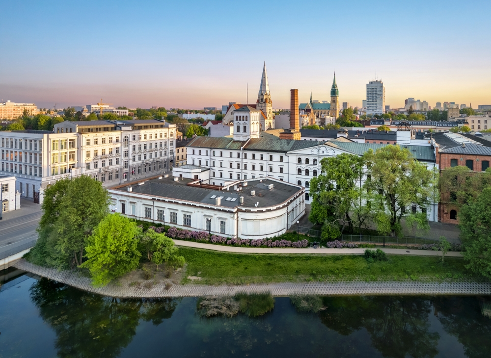 Łódź cityscape